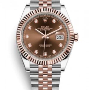 Rolex Datejust 41 Everose Gold & Chocolate Dial